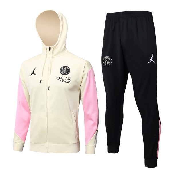 Chandal Con Capucha PSG 2024-25 Amarillo Rosa 3